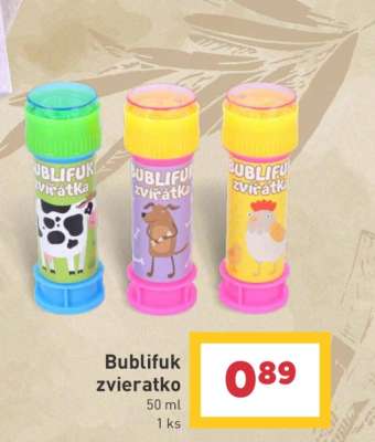 Bublifuk zvieratko