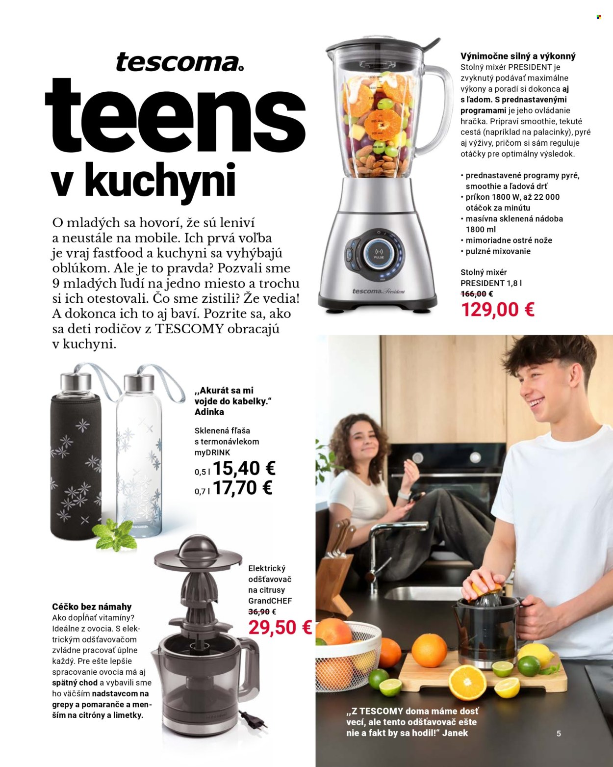 Leták Tescoma. Strana 5