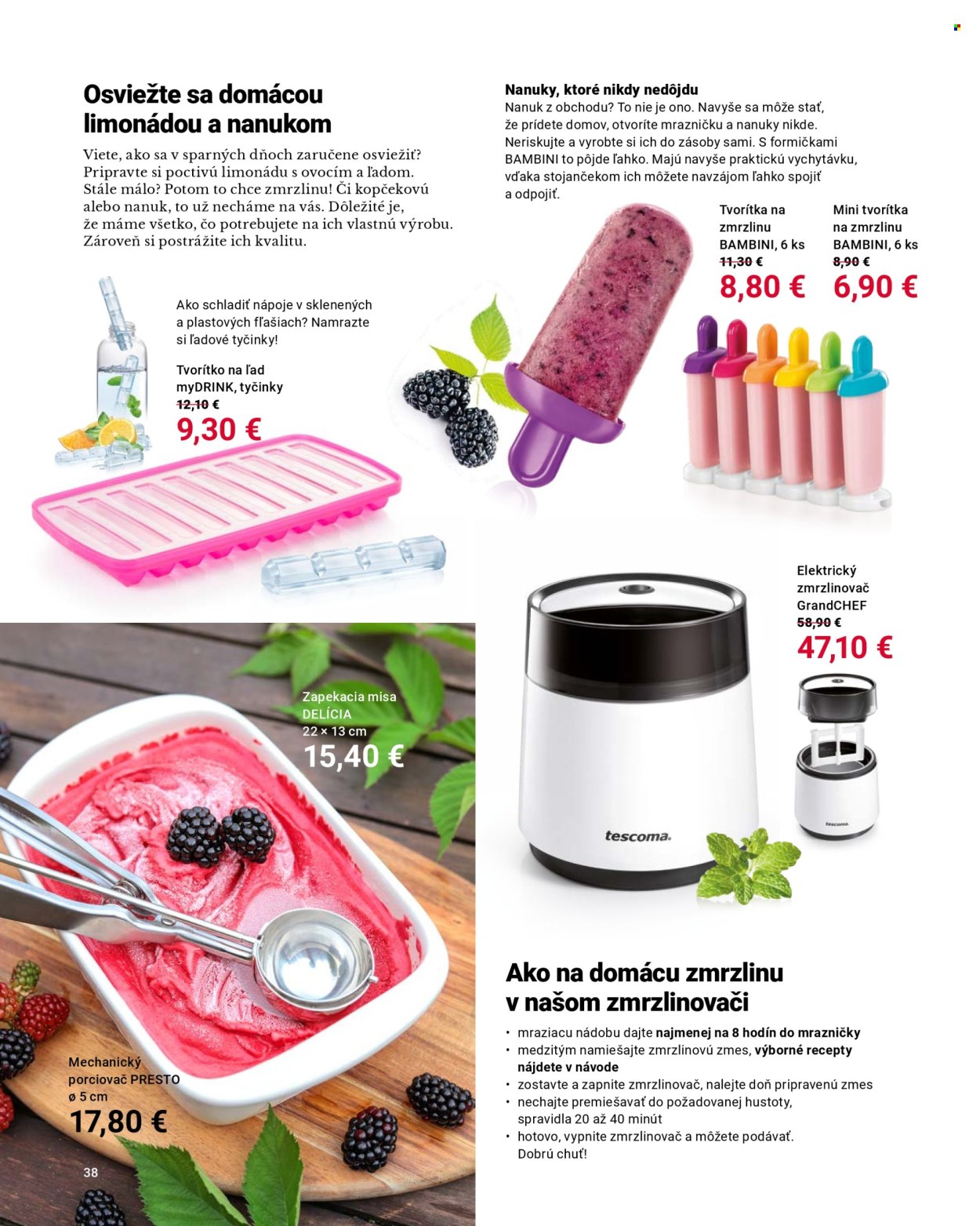 Leták Tescoma. Strana 38