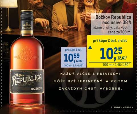 Božkov Republica Exclusive 38%