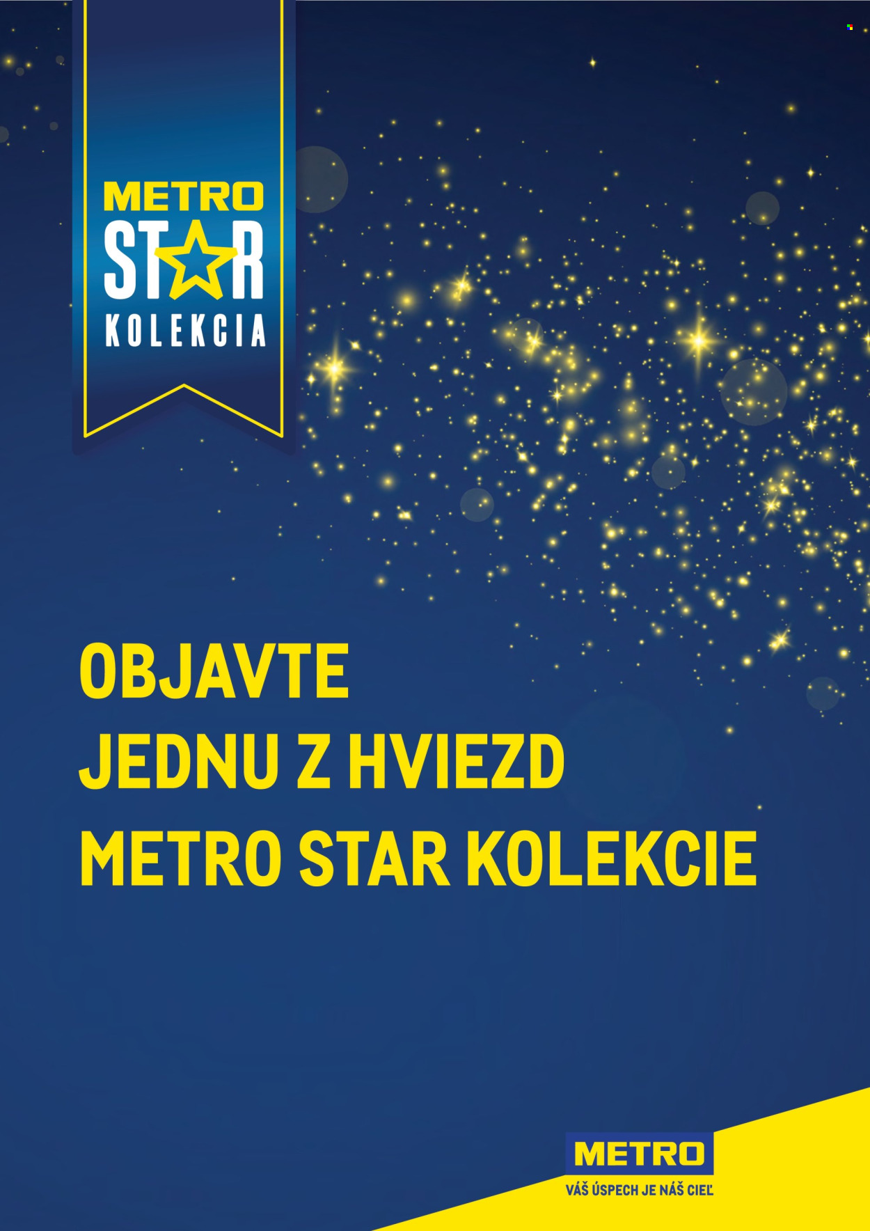 Leták Metro. Strana 1