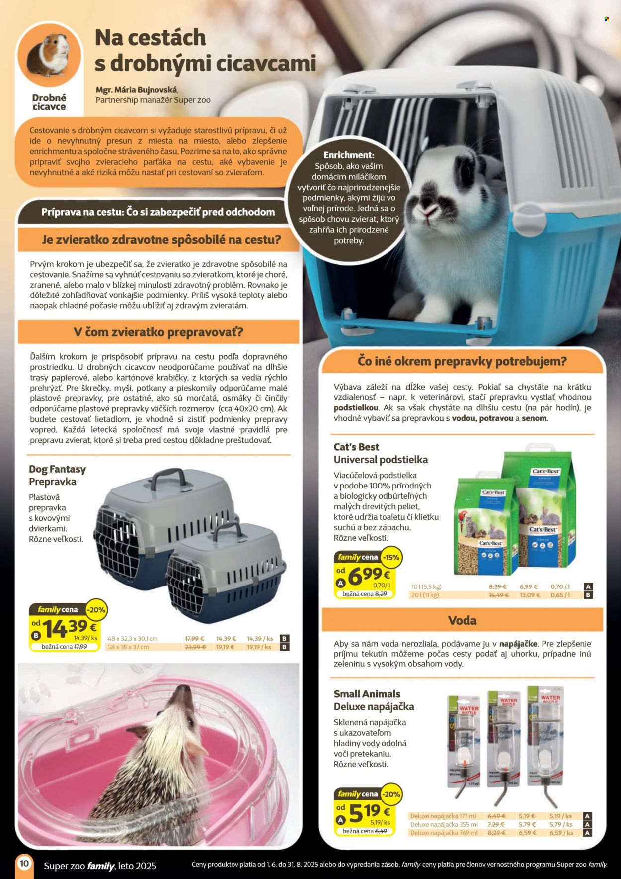 Leták SUPER ZOO. Strana 10