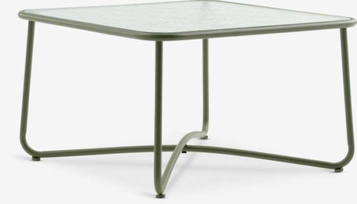 Odkladací stolík ORTEN Š60xD60xV35 olivová zelená