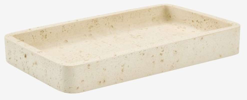 Podnos TORUP Š11xD18 cm béžová kamenina