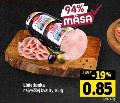 Linie šunka