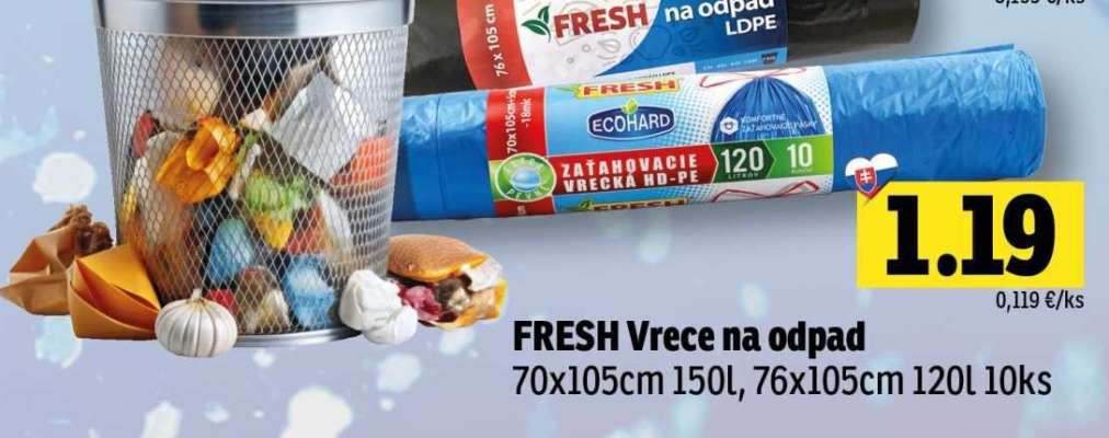 FRESH Vrece na odpad
