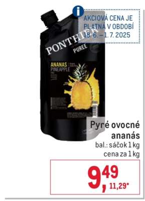 Pyré ovocné ananás