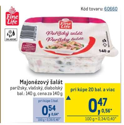 Majonézový šalát