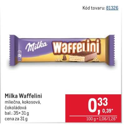 Milka Waffelini