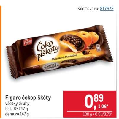 Figaro Čokopiškóty