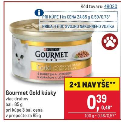 Gourmet Gold kúsky