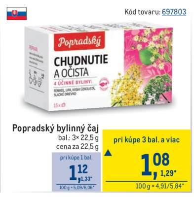 POPRADSKÝ BYLINNÝ ČAJ