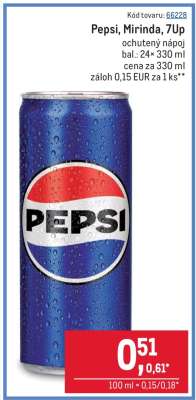 Pepsi, Mirinda, 7UP