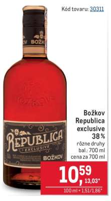 Božkov Republica Exclusive 38%