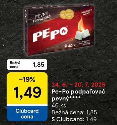Pe-Po podpaľovač pevný****