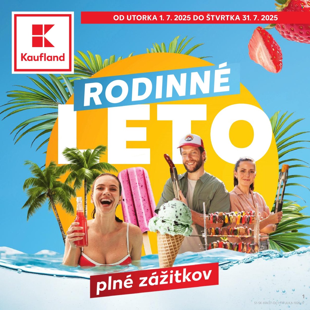 Leták Kaufland - 1.7.2025 - 31.7.2025. Strana 1