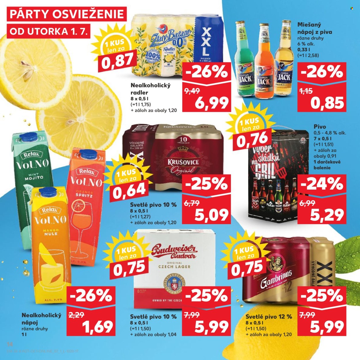Leták Kaufland - 1.7.2025 - 31.7.2025. Strana 14