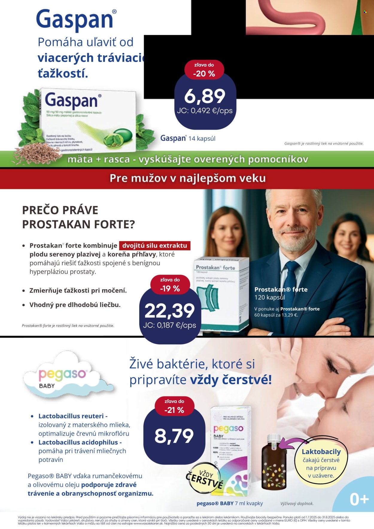 Leták Vaša lekáreň - 1.7.2025 - 31.8.2025. Strana 12