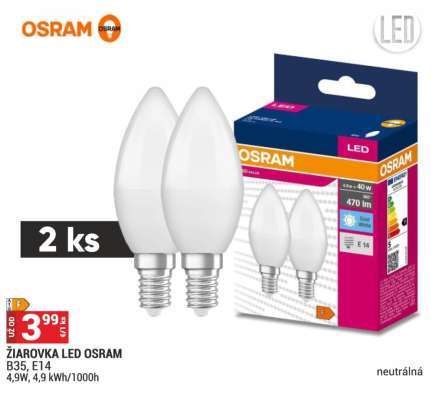 ŽIAROVKA LED OSRAM