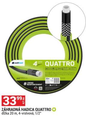 ZÁHRADNÁ HADICA QUATTRO