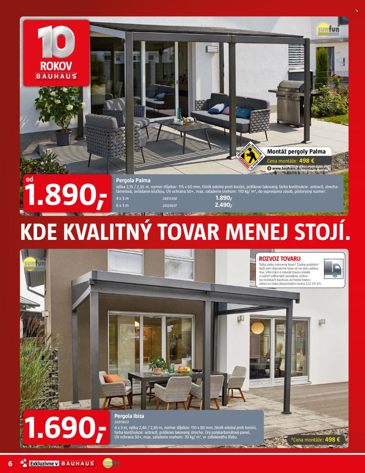 Leták Bauhaus - 30.6.2025 - 3.8.2025. Strana 6
