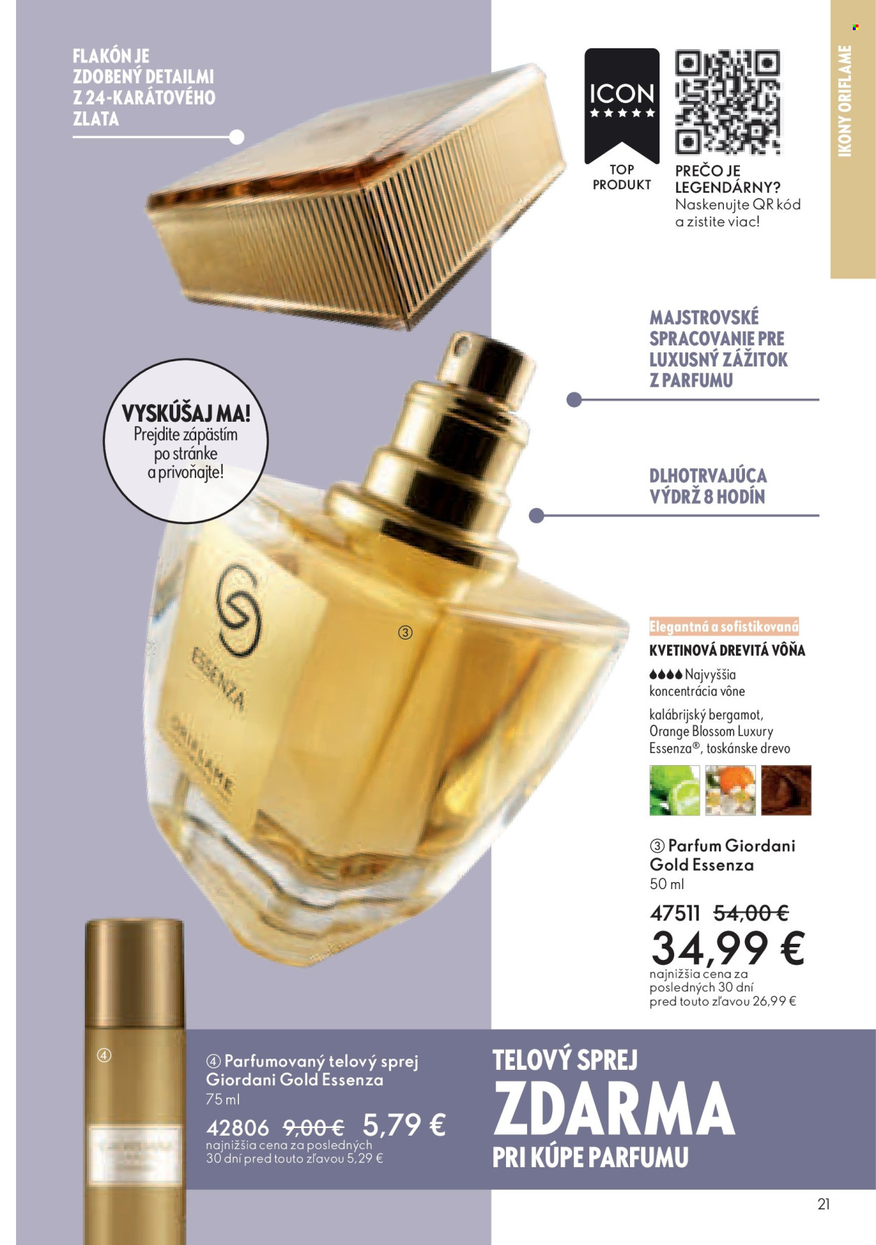 Leták Oriflame - 27.7.2025 - 16.8.2025. Strana 21