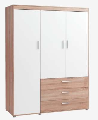 Šatníková skriňa BIRKELSE 150x198 farba svetlého duba/biela