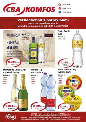 CBA Komfos - Nová veľkoobchodná ponuka