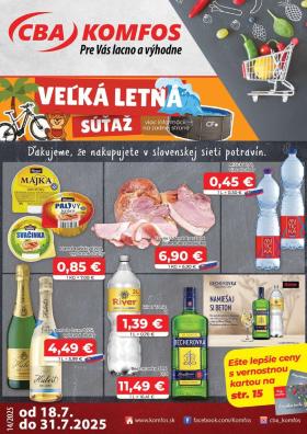 CBA Komfos - Pre Vás lacno a výhodne