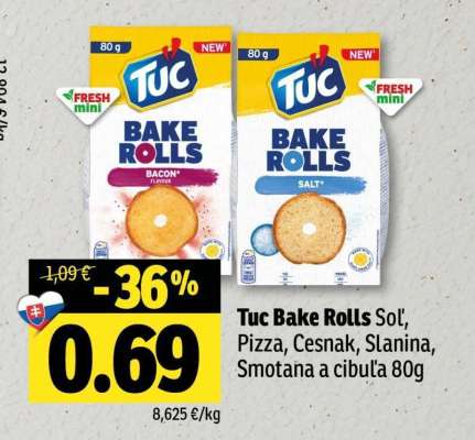 TUC Bake Rolls