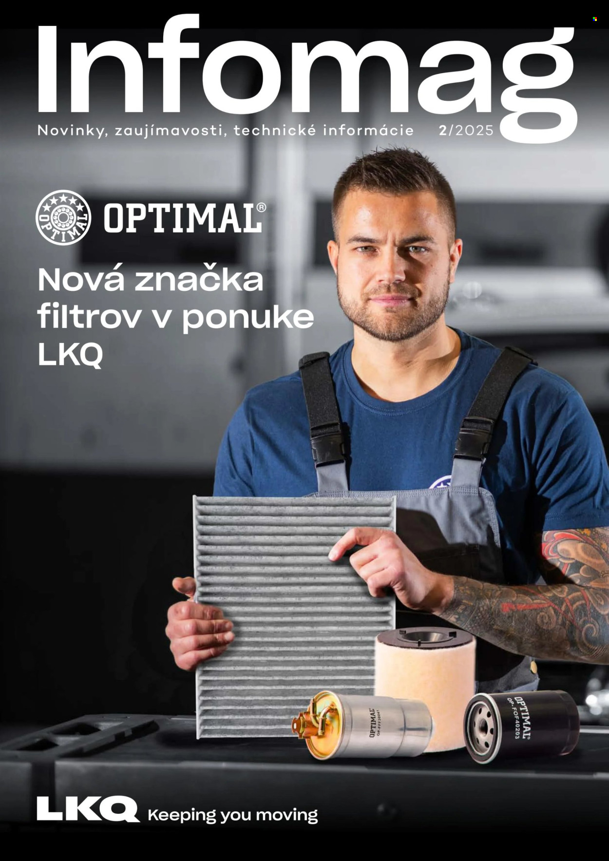 Leták LKQ. Strana 1