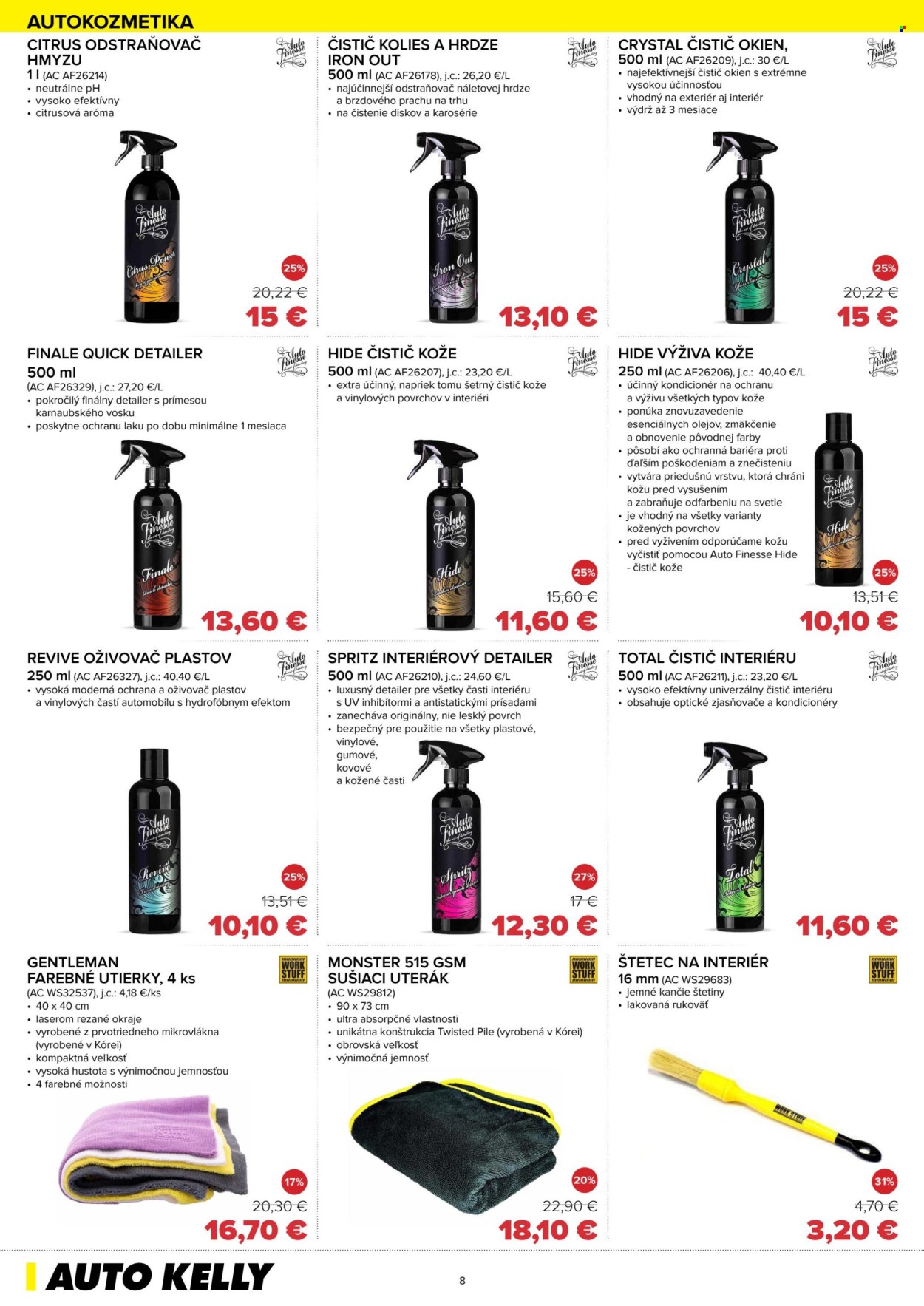 Leták Auto Kelly - 29.7.2025 - 1.9.2025. Strana 8