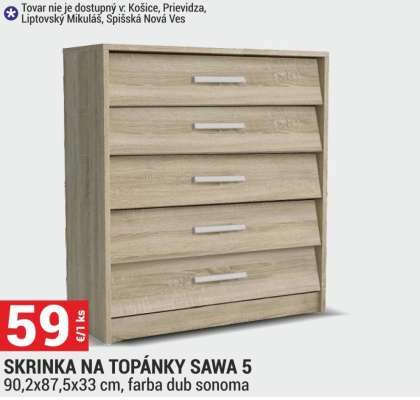 SKRINKA NA TOPÁNKY SAWA 5
