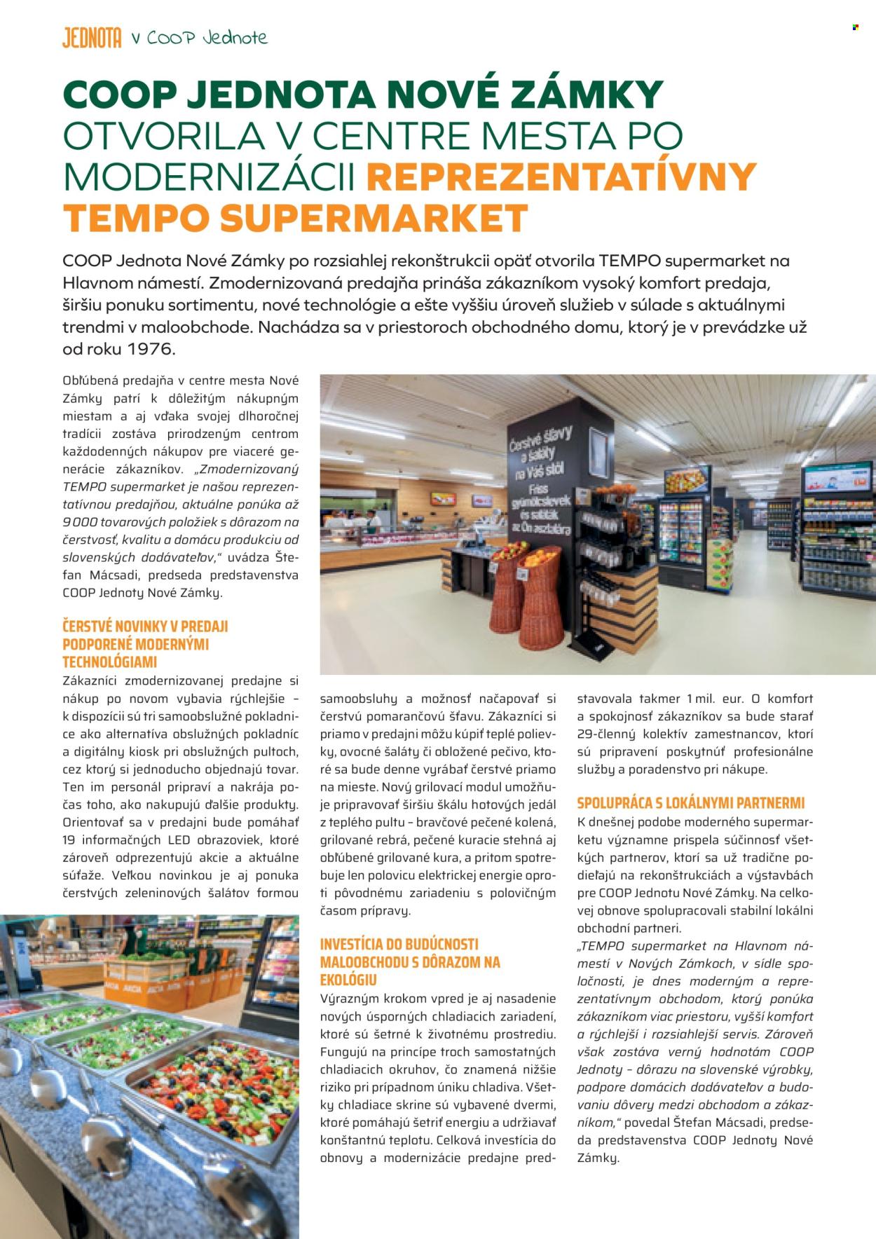 Leták COOP Jednota - 1.8.2025 - 31.8.2025. Strana 10