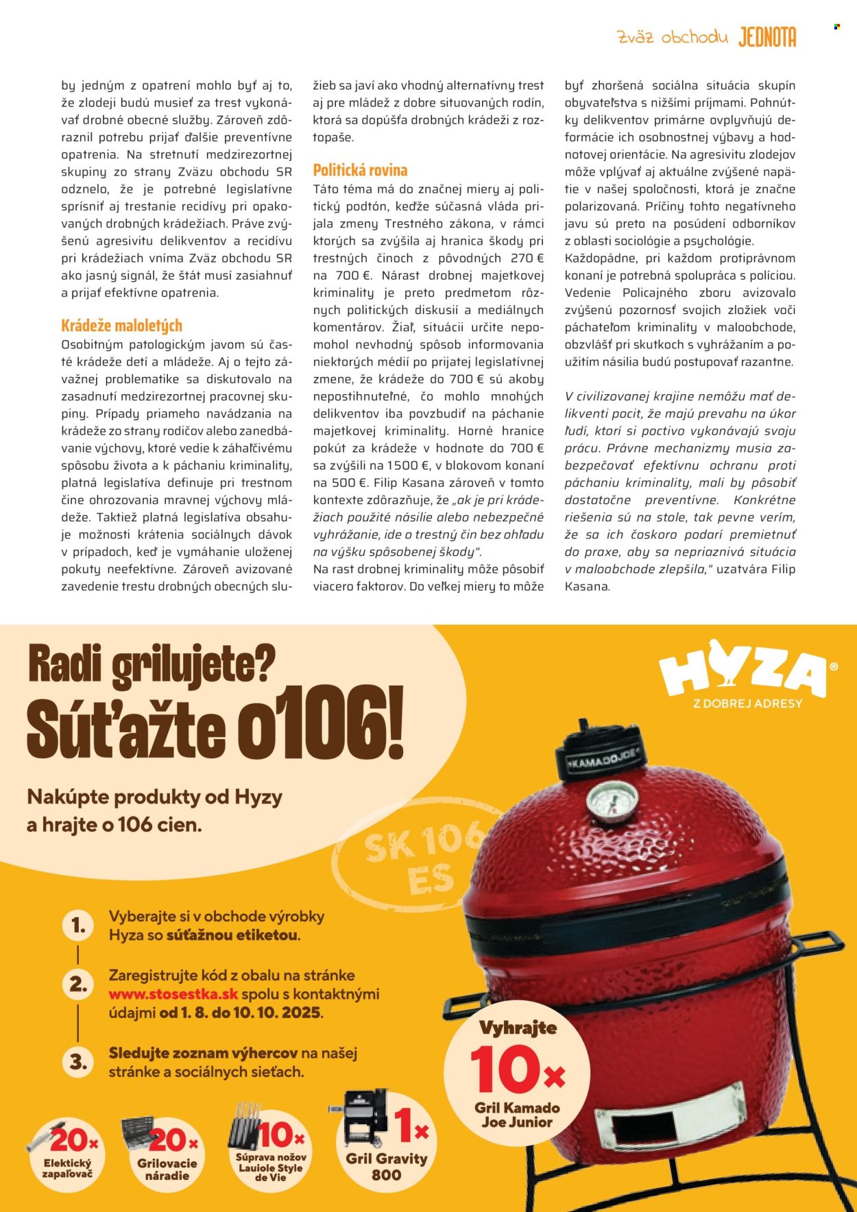 Leták COOP Jednota - 1.8.2025 - 31.8.2025. Strana 13