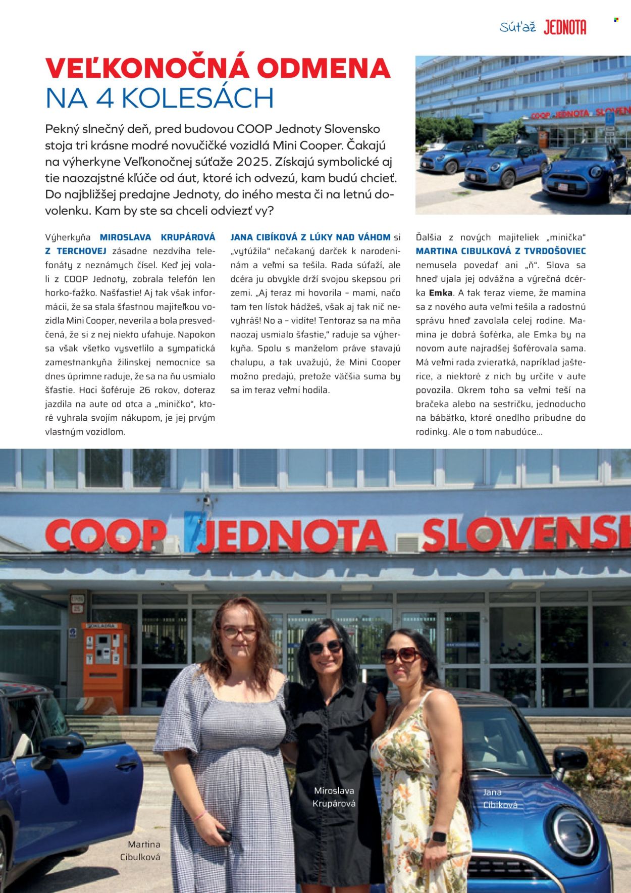 Leták COOP Jednota - 1.8.2025 - 31.8.2025. Strana 17