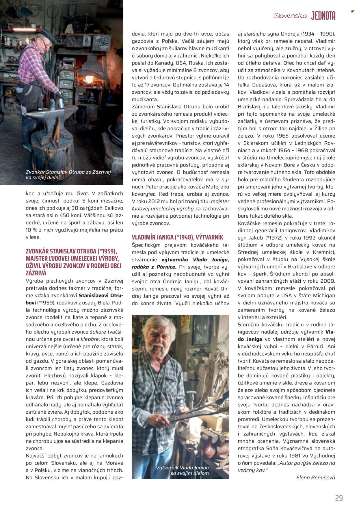 Leták COOP Jednota - 1.8.2025 - 31.8.2025. Strana 29