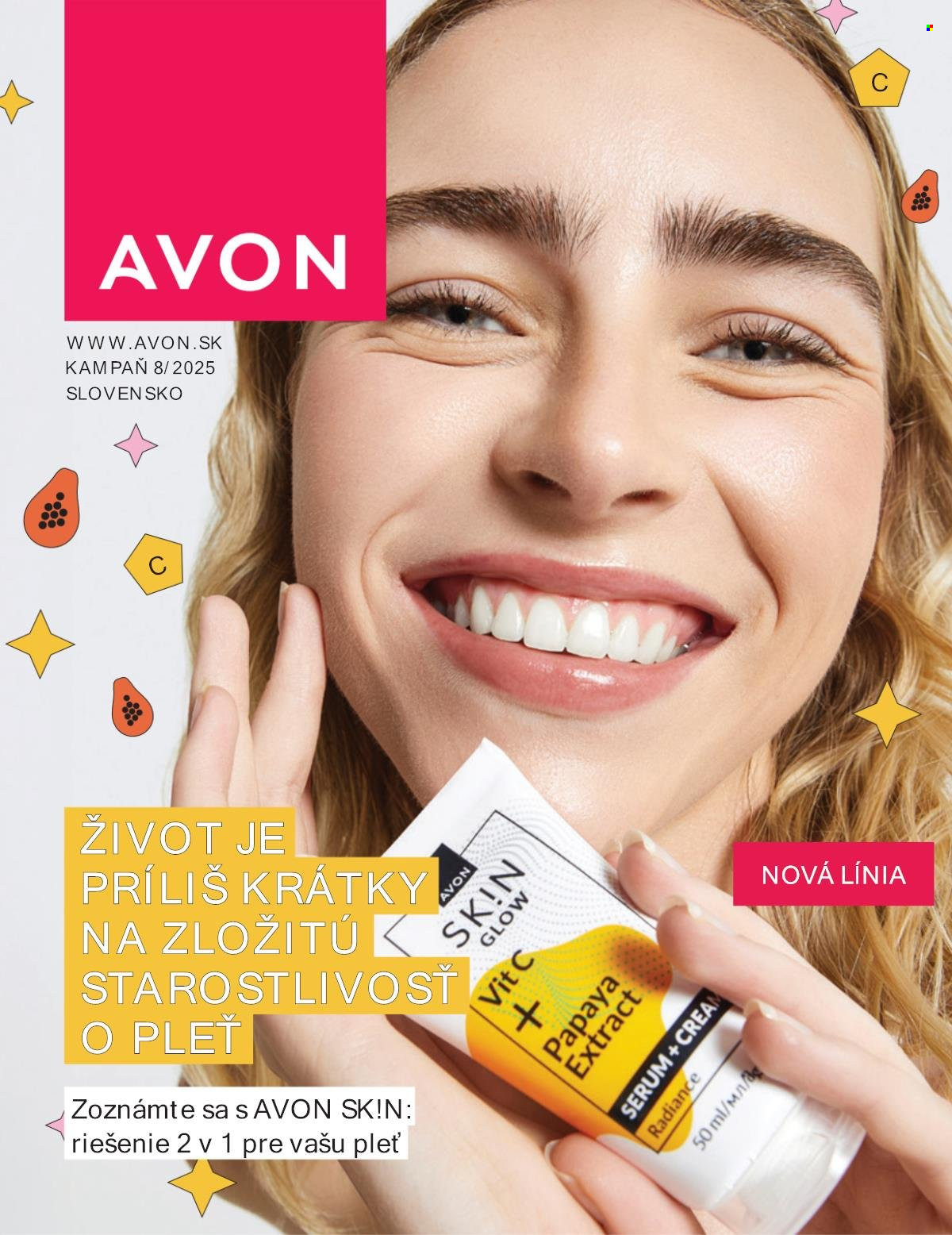 Leták Avon - 1.8.2025 - 31.8.2025. Strana 1