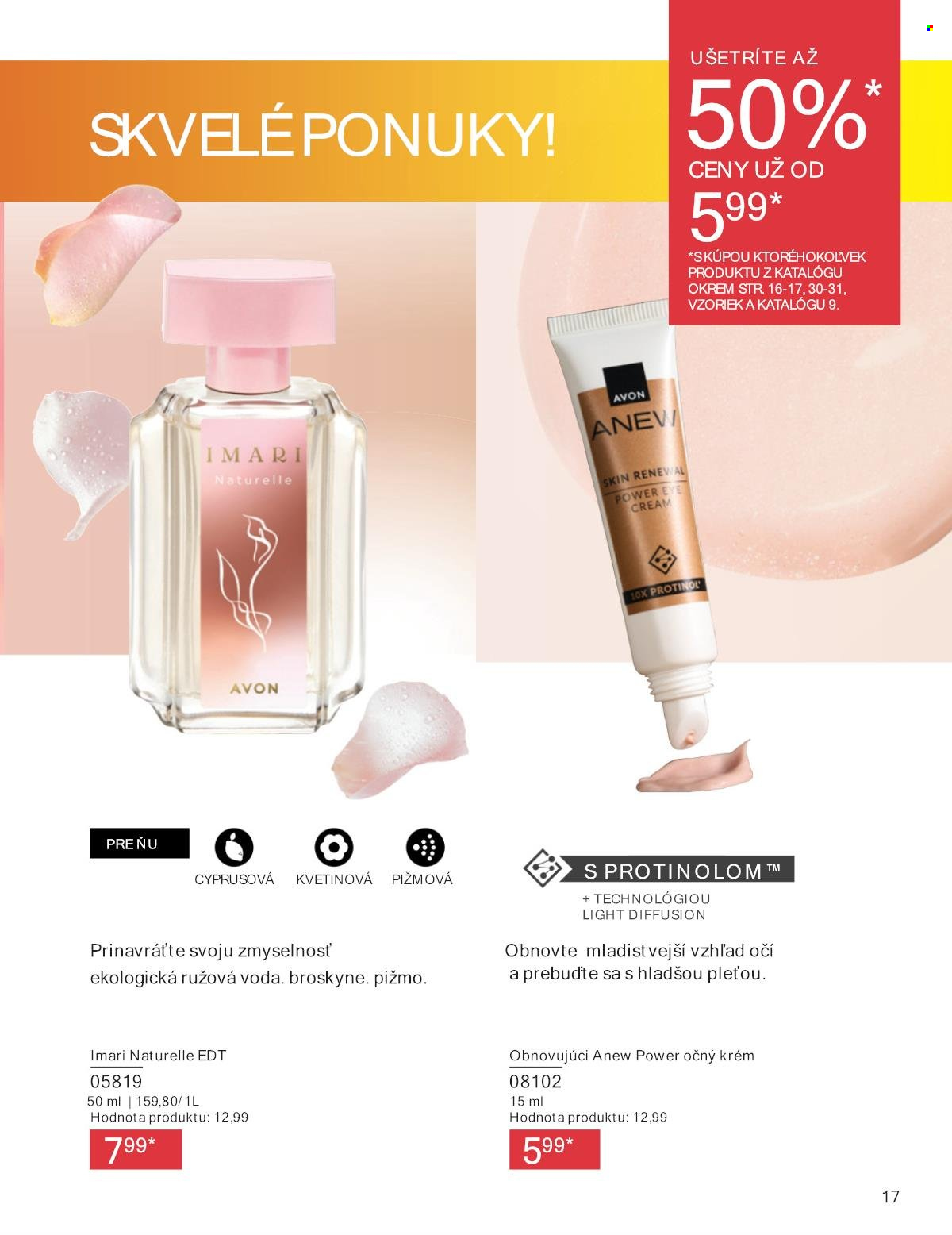 Leták Avon - 1.8.2025 - 31.8.2025. Strana 17