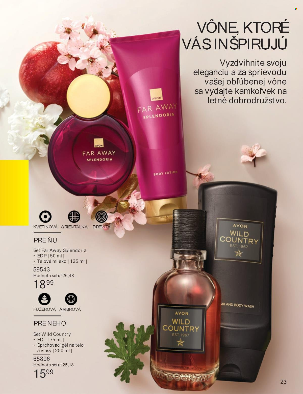 Leták Avon - 1.8.2025 - 31.8.2025. Strana 23