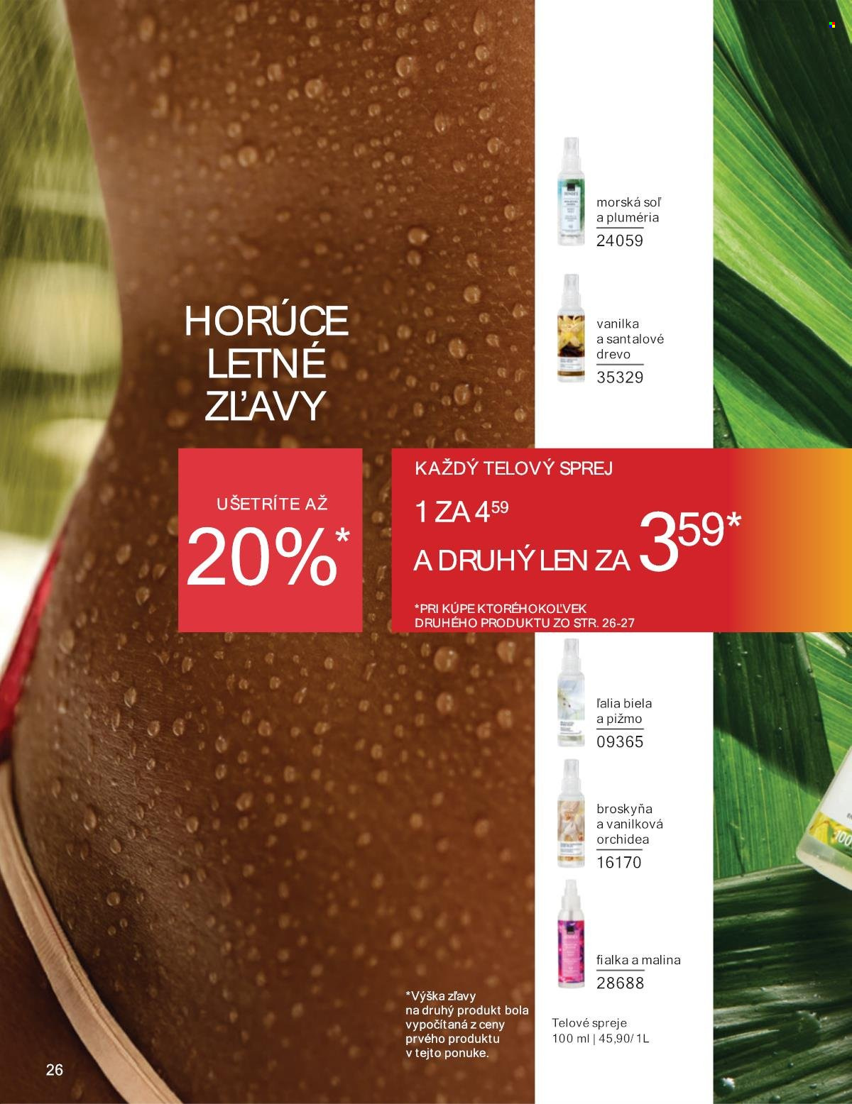Leták Avon - 1.8.2025 - 31.8.2025. Strana 26