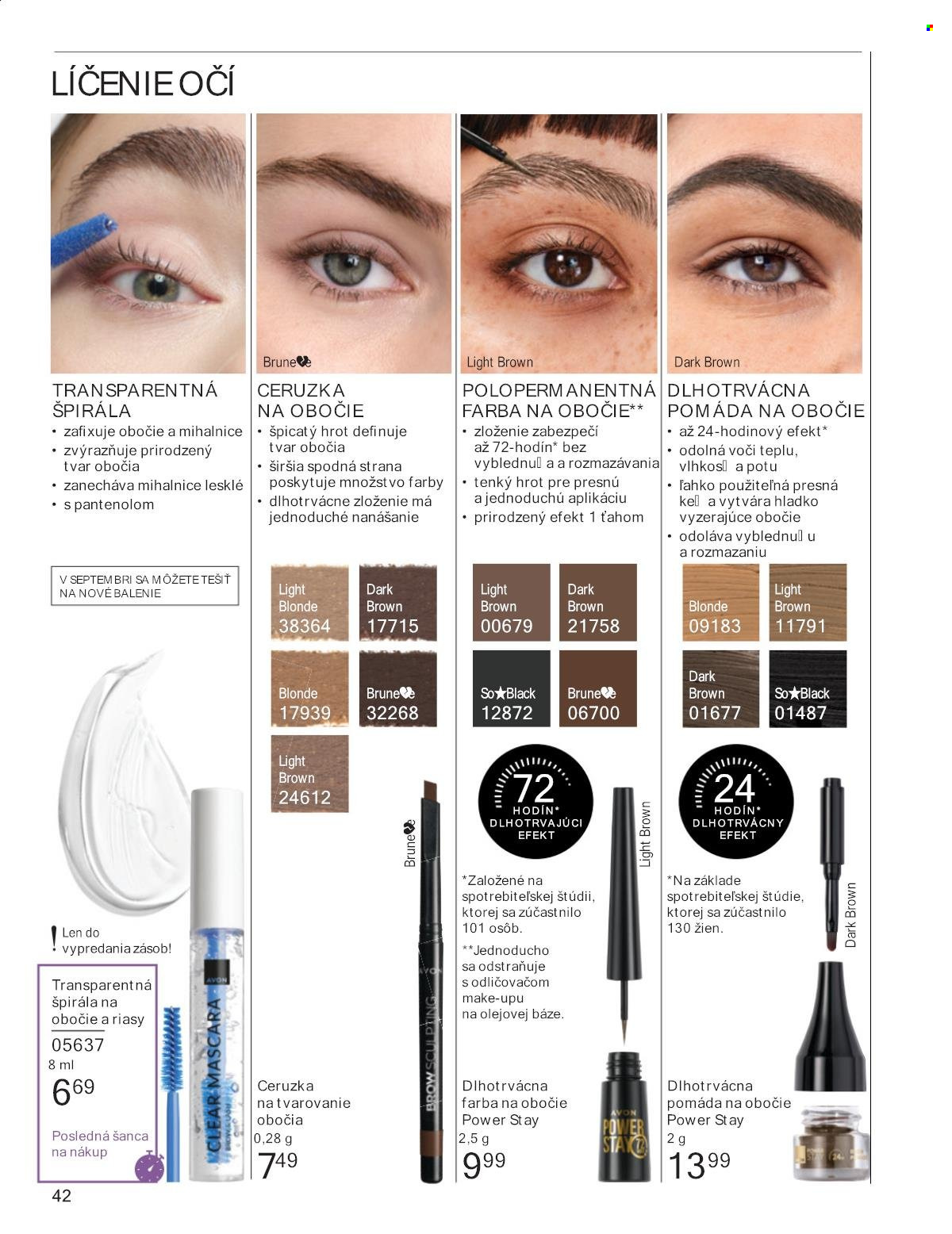 Leták Avon - 1.8.2025 - 31.8.2025. Strana 42