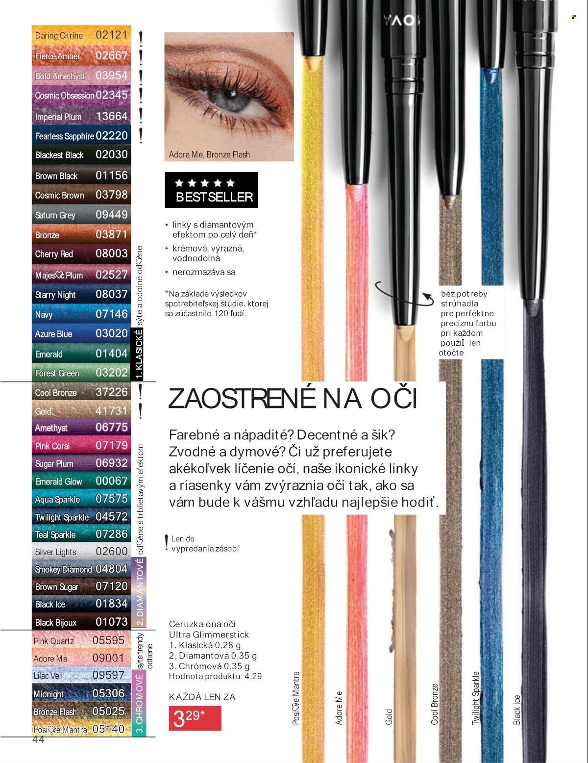 Leták Avon - 1.8.2025 - 31.8.2025. Strana 44