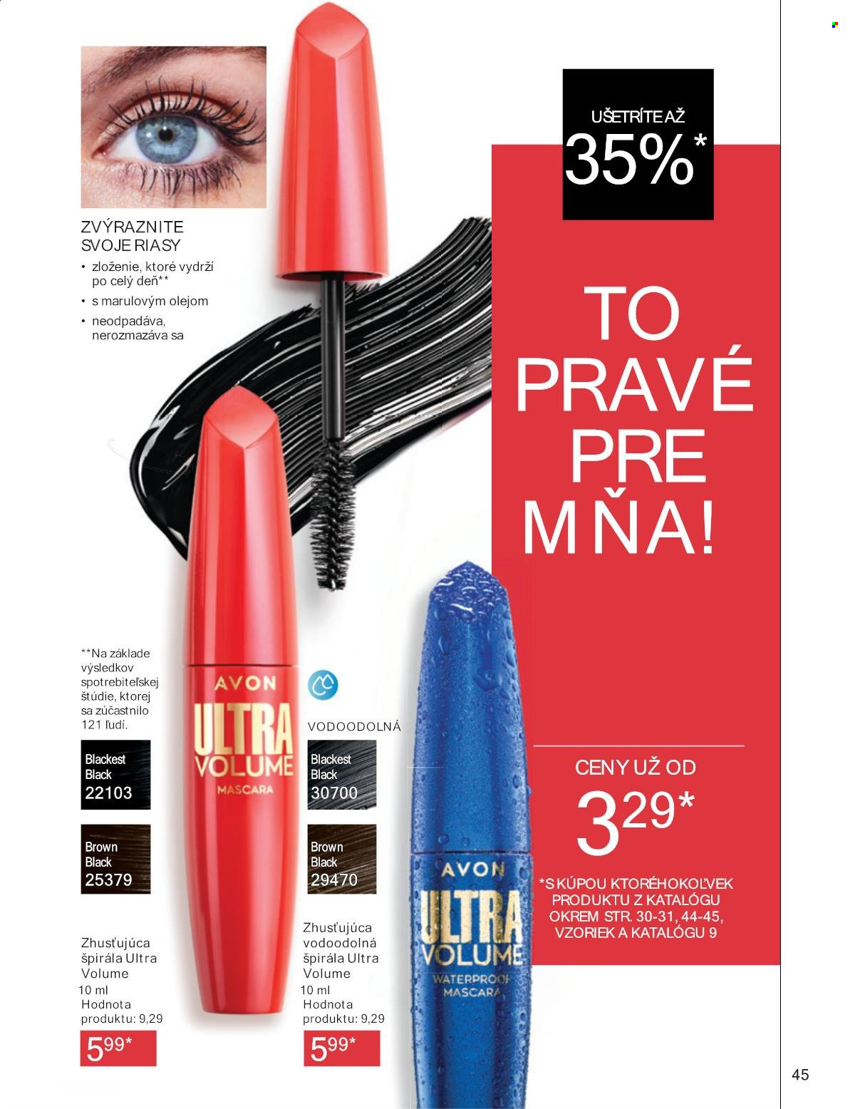 Leták Avon - 1.8.2025 - 31.8.2025. Strana 45