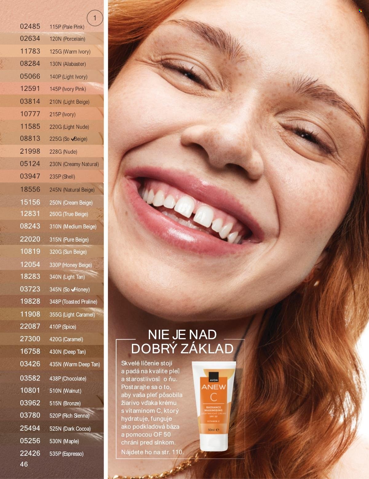 Leták Avon - 1.8.2025 - 31.8.2025. Strana 46