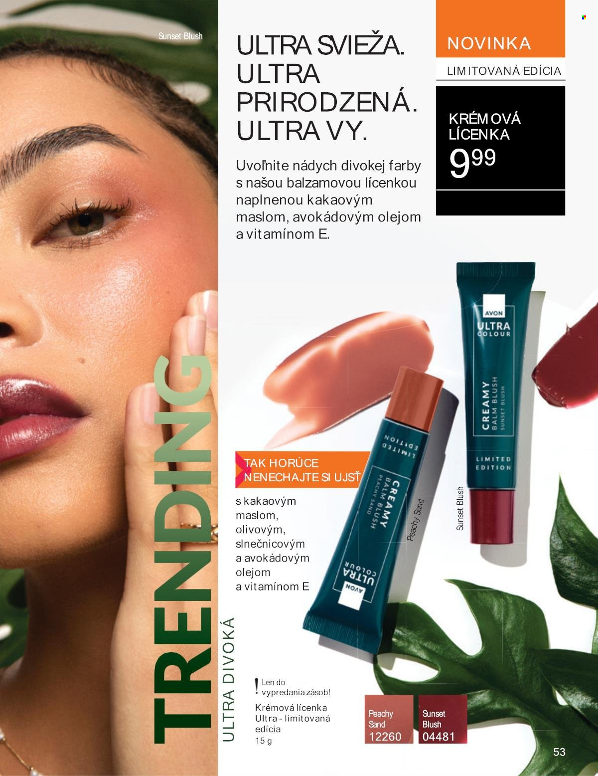 Leták Avon - 1.8.2025 - 31.8.2025. Strana 53