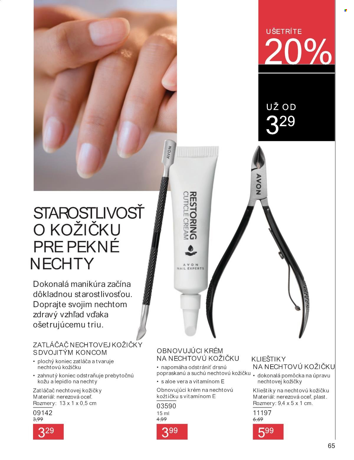 Leták Avon - 1.8.2025 - 31.8.2025. Strana 65