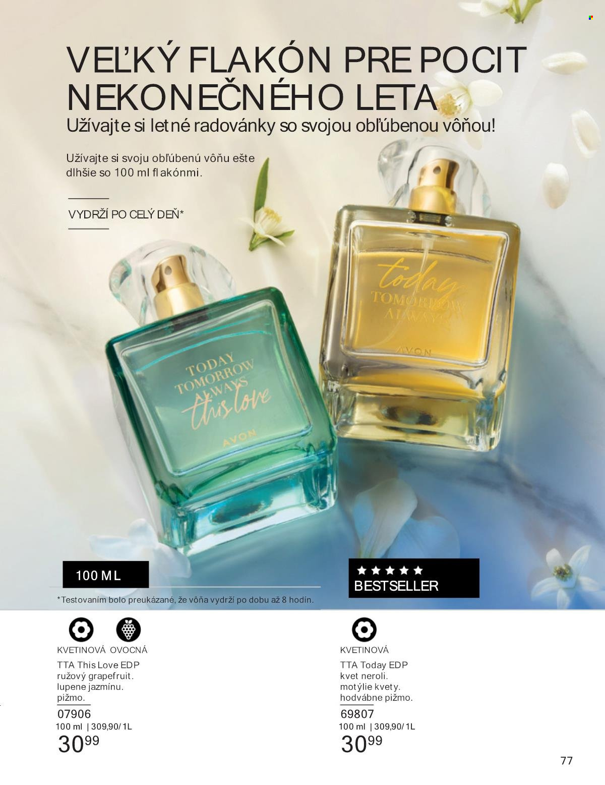 Leták Avon - 1.8.2025 - 31.8.2025. Strana 77