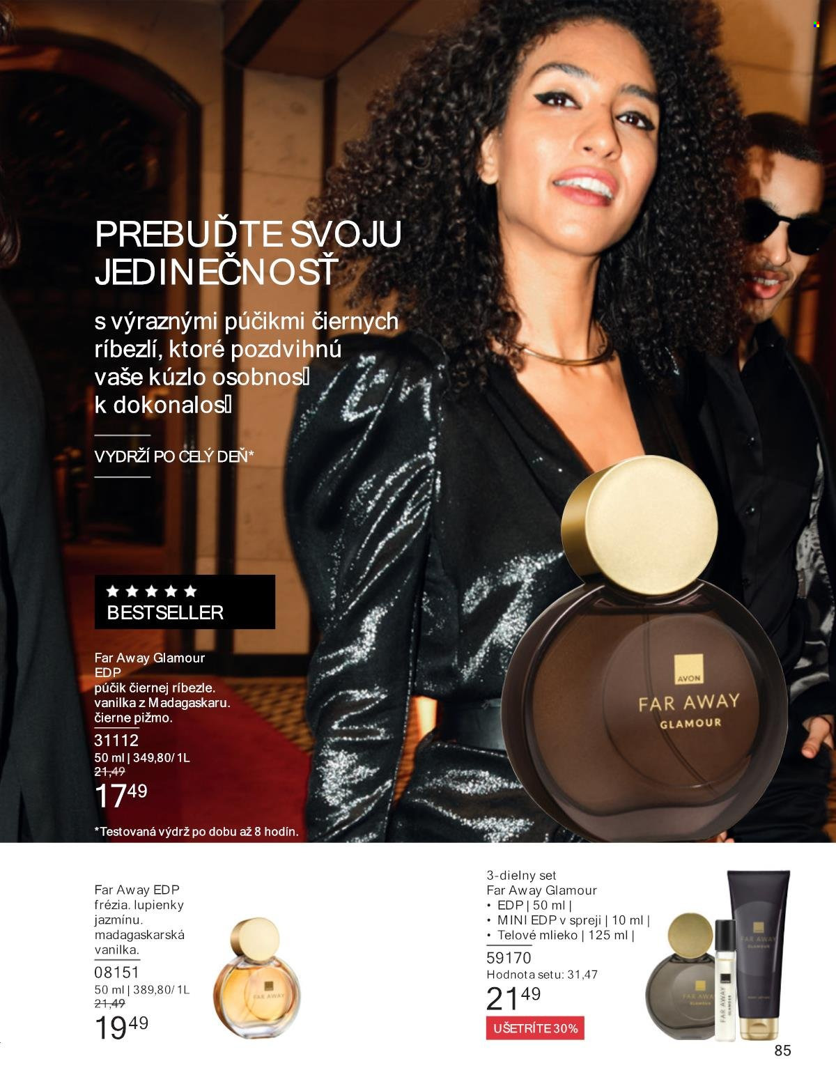 Leták Avon - 1.8.2025 - 31.8.2025. Strana 85