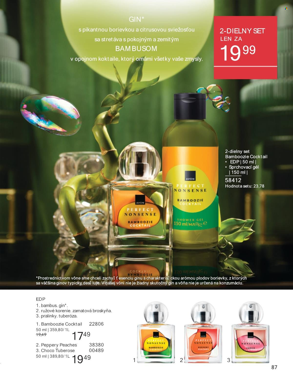 Leták Avon - 1.8.2025 - 31.8.2025. Strana 87
